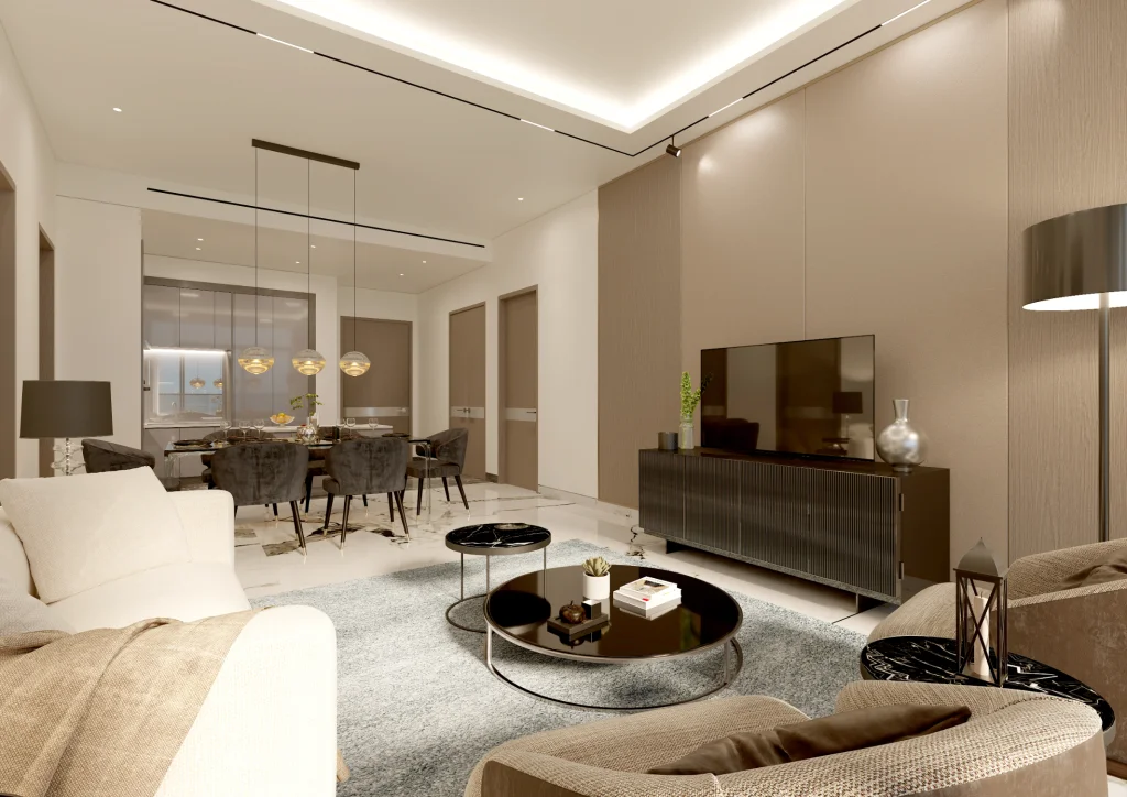Modern villa with contemporary design